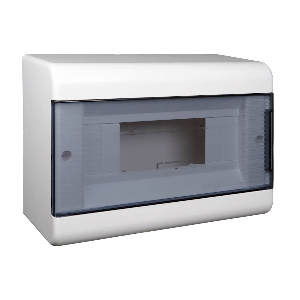 68029 Тусо Щиток для о/п на 9 модулей с дверцей, 222х160х93мм, IP40, белый