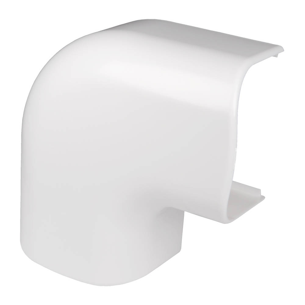 Поворот на 90 град. для кабель-канала 74х55 БЕЛЫЙ