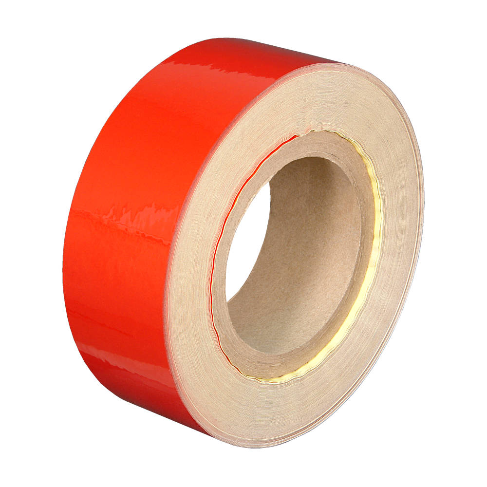 Световозвращающая лента клейкая 50мм*45.7м, красная