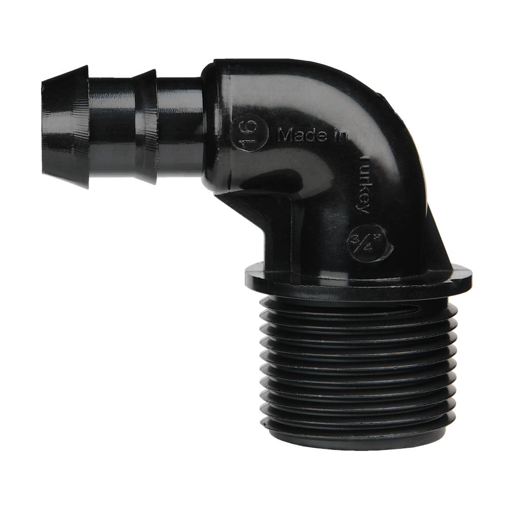 Отвод с наружной резьбой 16х3/4" для магистральной трубки 16х1,0-1,5 ARANGUL