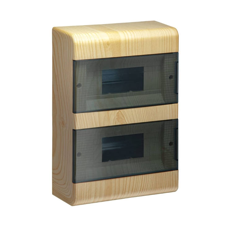 68018-27М Тусо Щиток для о/п на 18 модулей c двумя дверцами, 225х323х94мм, IP40, сосна