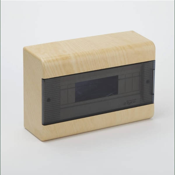 68012-27М Тусо Щиток для о/п на 12 модулей с дверцей, 280х190х93мм, IP40, сосна